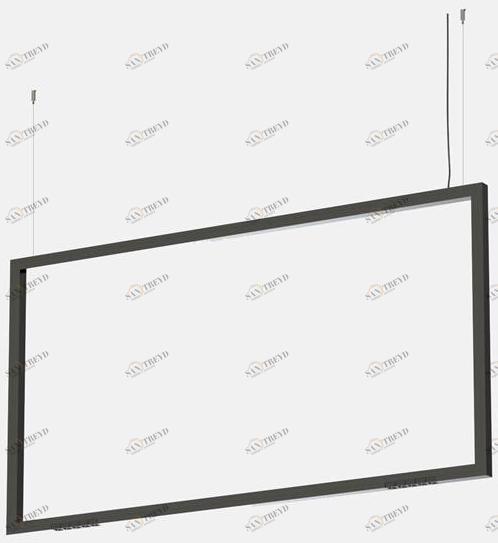 Lucifero's Светодиодная подвесная лампа из экструдированного алюминия File flex square Fxs04.9