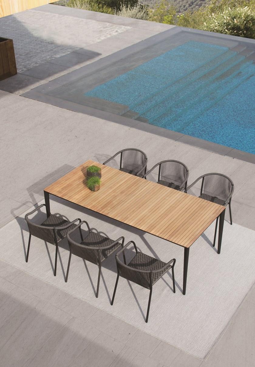 Royal Botania Штабелируемый садовый стул из олефина с подлокотниками Samba Sam 55 - Вид №1