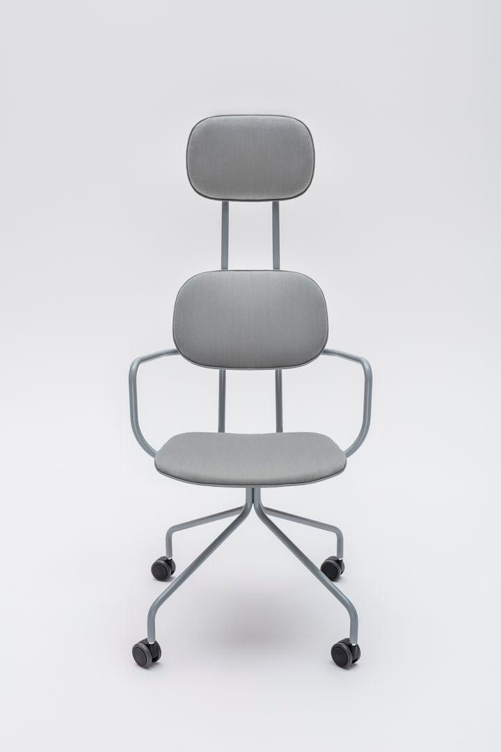 MDD Стул на козелке тканевый на колесиках New school sun-id-1345811 - Вид №3