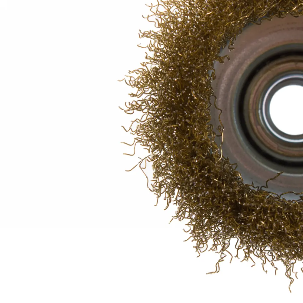 Чашечная щетка Dexter 75 мм для УШМ с латунным покрытием 17410250 STLM-0008106 - Вид №2