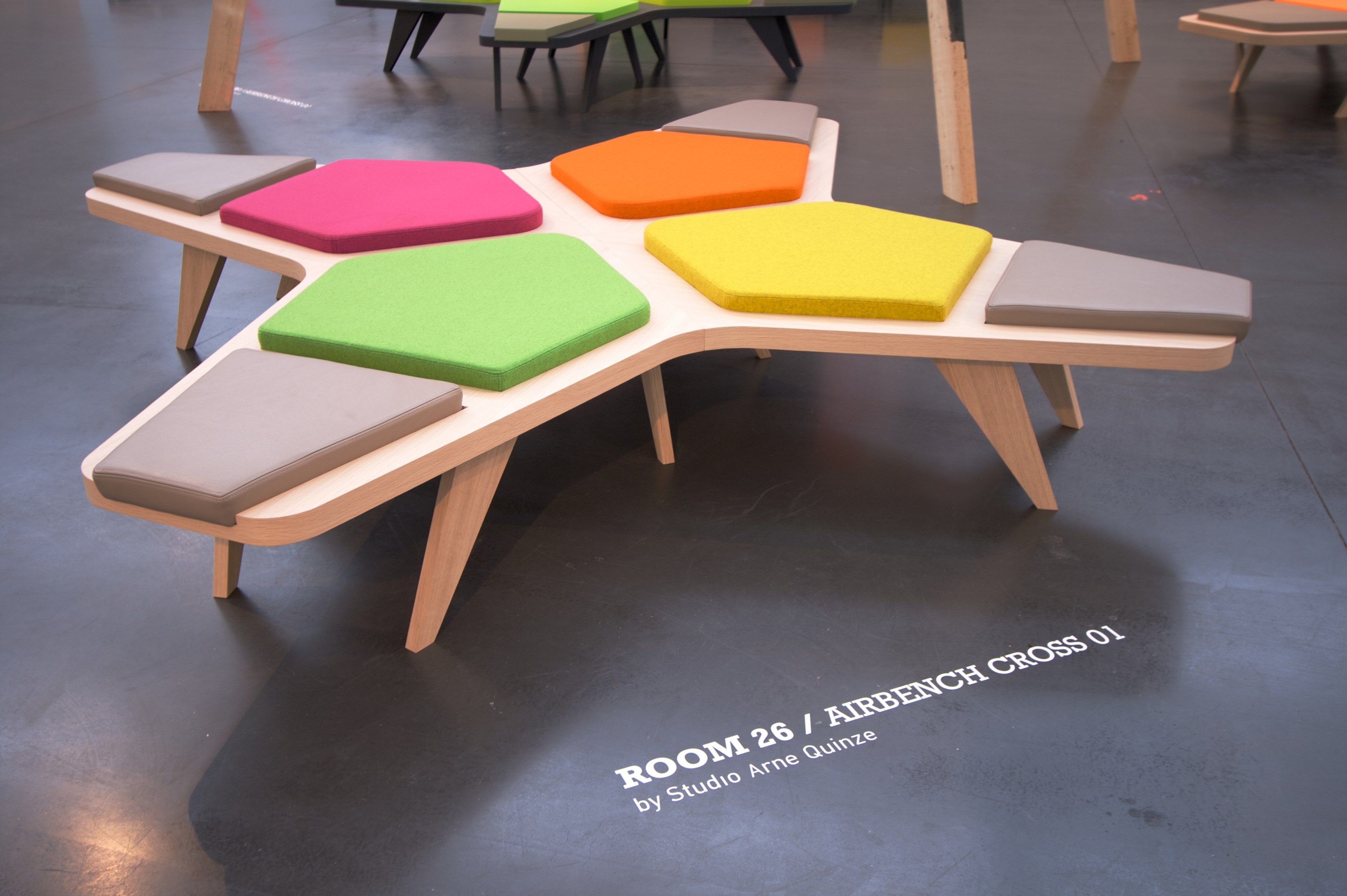 Деревянная скамья и QM Foam без спинки Quinze & Milan Airbench ARCH-00030996 - Вид №2