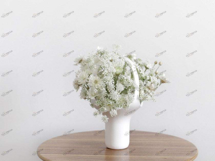 Moustache Керамическая ваза  Bgr05 white 