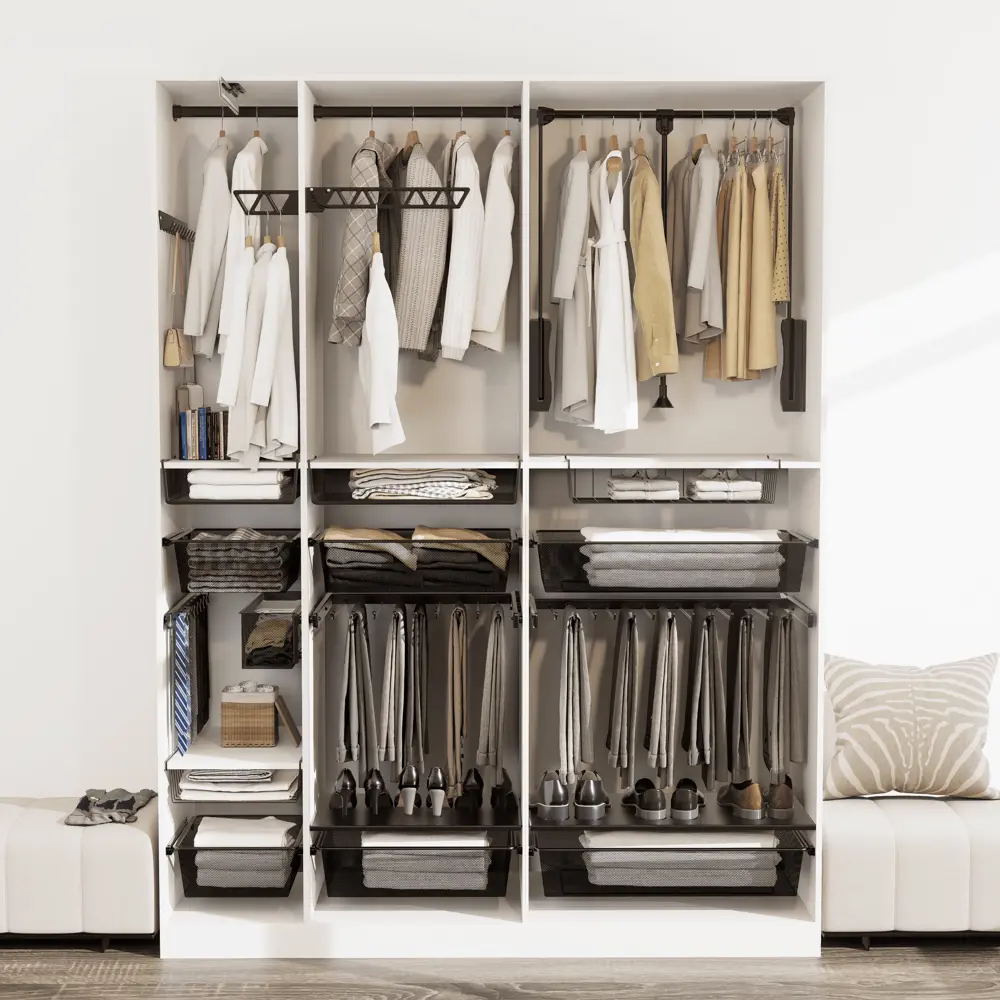 Полка для шкафа Лион 80x41.7 см KONSENSA МДФ цвет черный STLM-2095151 - Вид №7