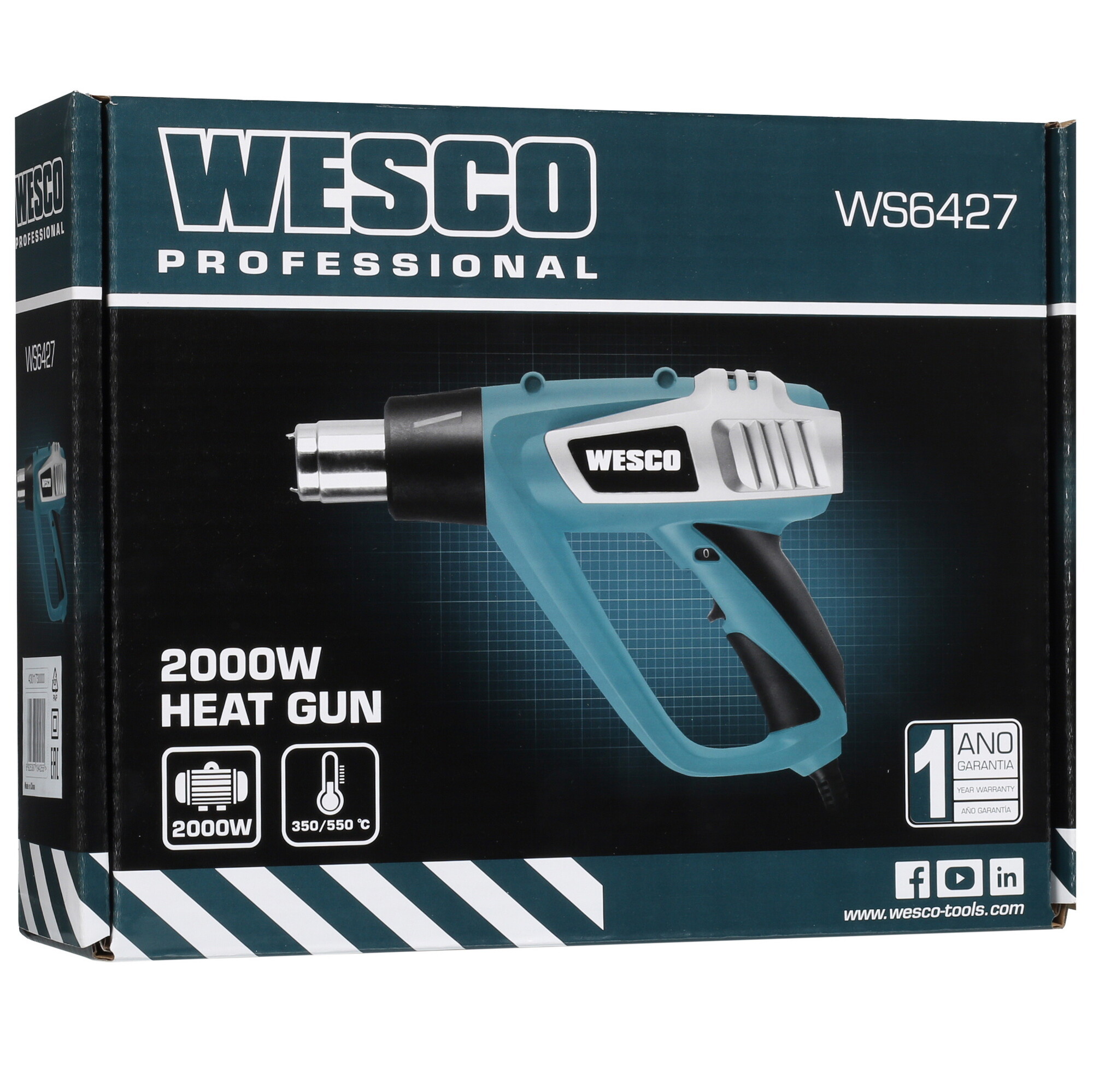 Строительный фен Wesco WS6427 5094334 STDN-0087356 - Вид №8