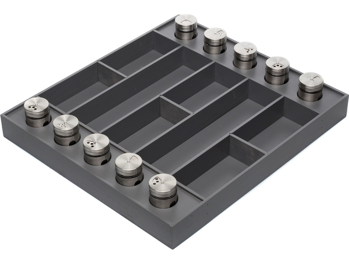 Лоток для столовых приборов Epos Lux 600 LB Dark Grey  NAVAKO 10299