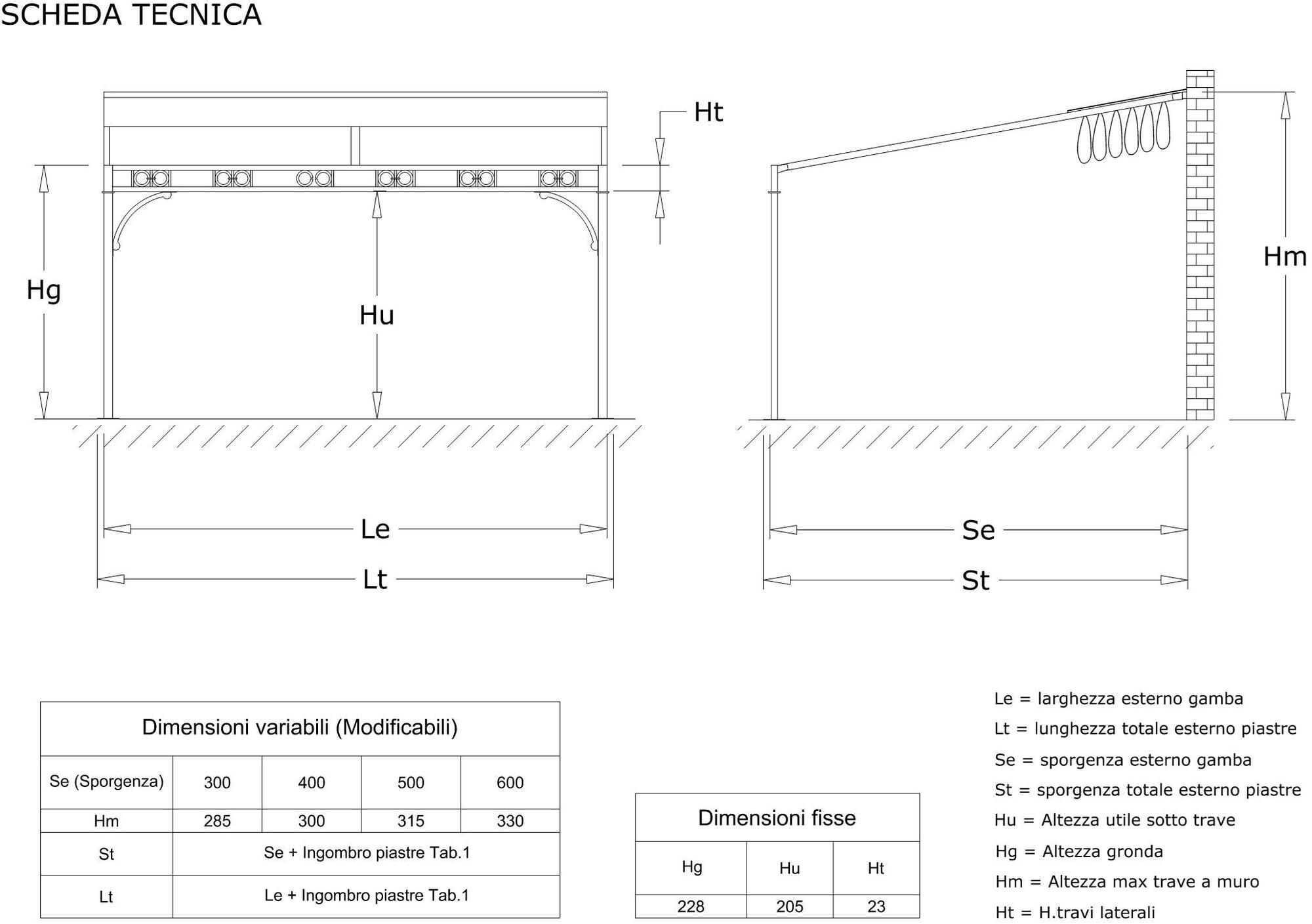 L'Officina by Adami Пристроенная пергола со стеклом и каналом для сбора воды sun-id-1377483 - Вид №12
