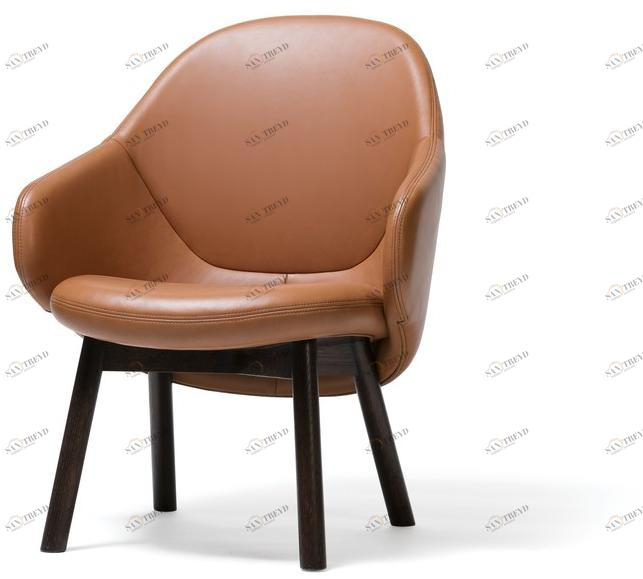 TON Кожаное кресло с подлокотниками Albu sun-id-1428325