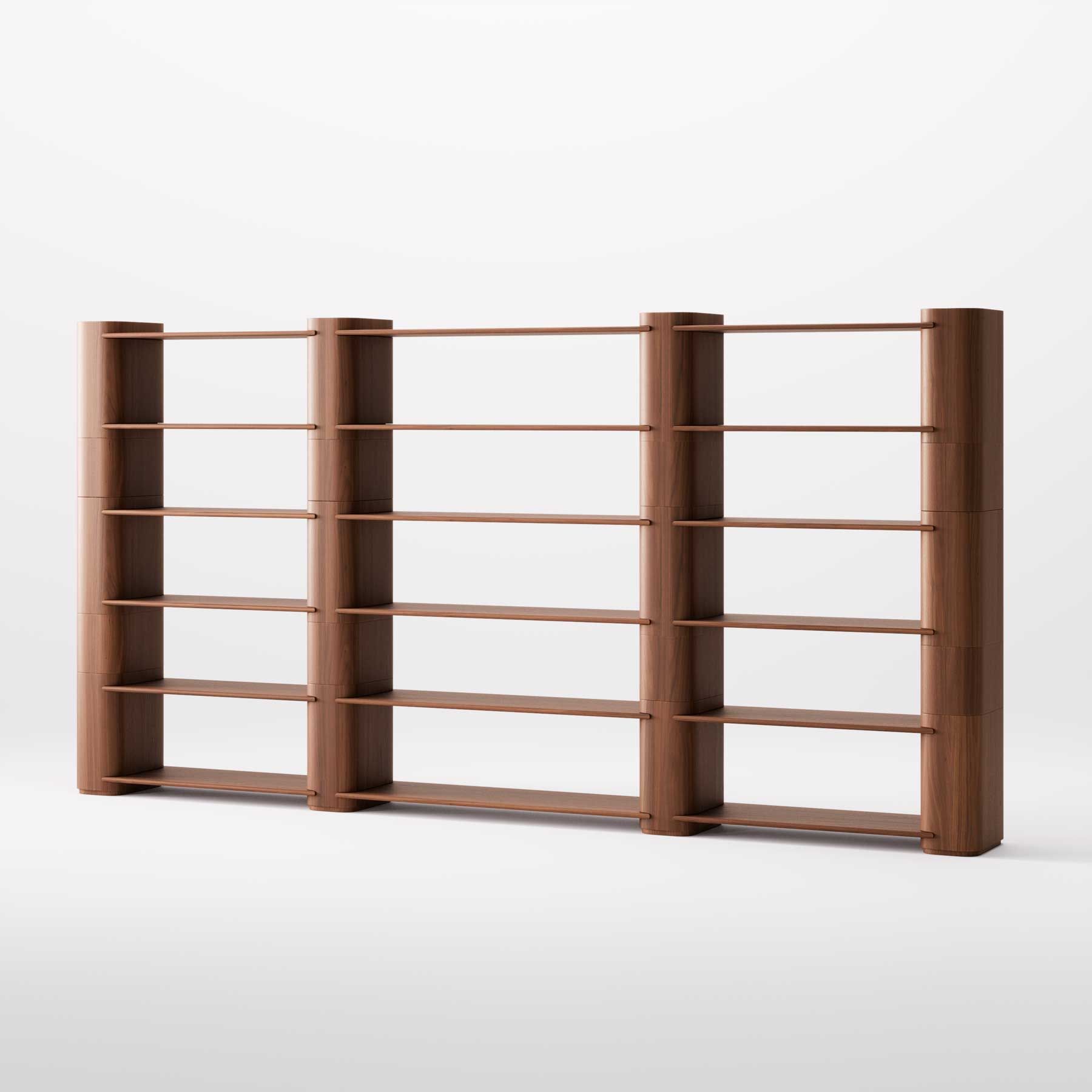 Деревянный самонесущий модульный книжный шкаф Wewood Path ARCH-00032308 - Вид №15