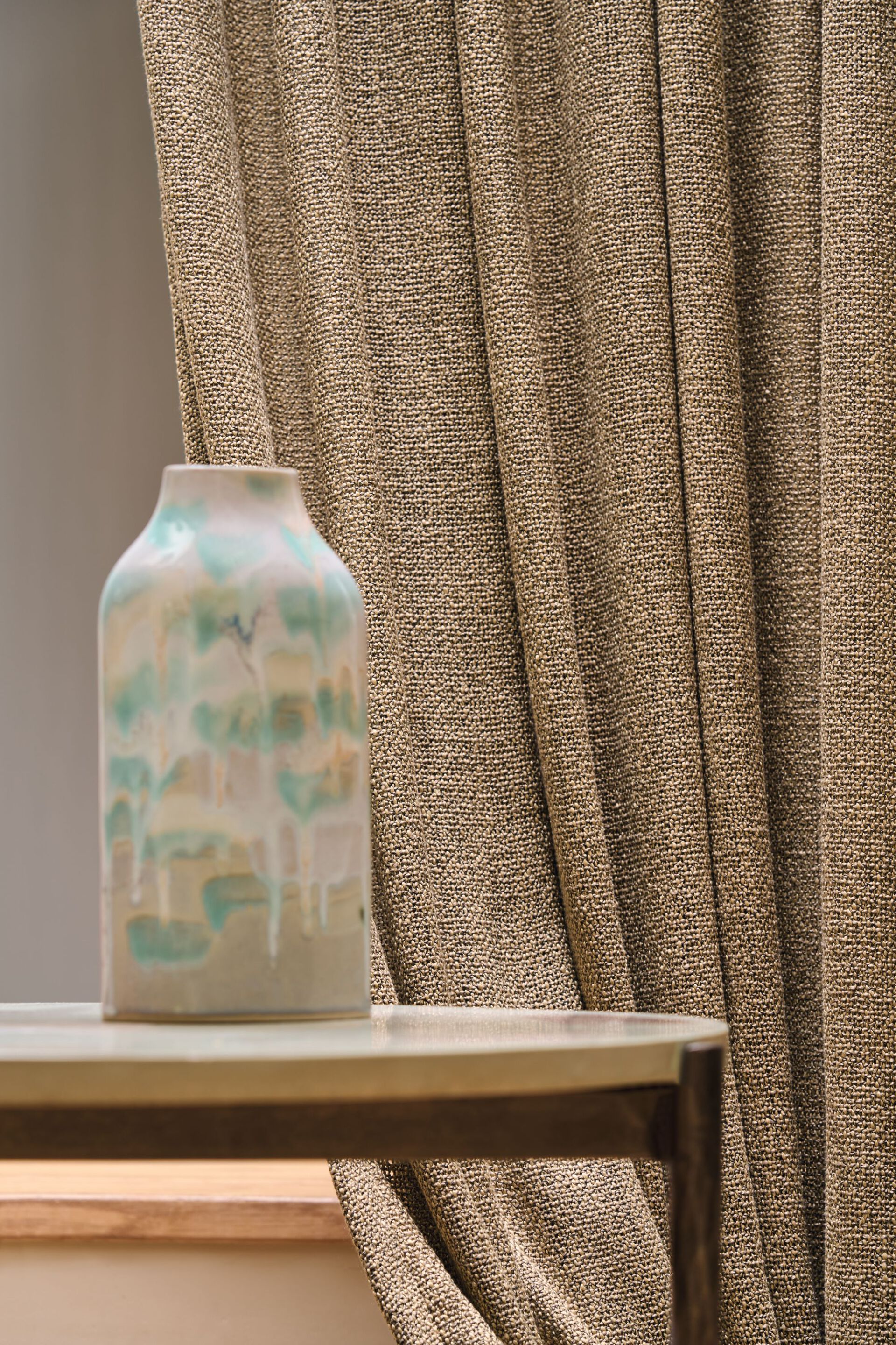 Льняная однотонная ткань Casamance Manali ARCH-00038501 - Вид №2