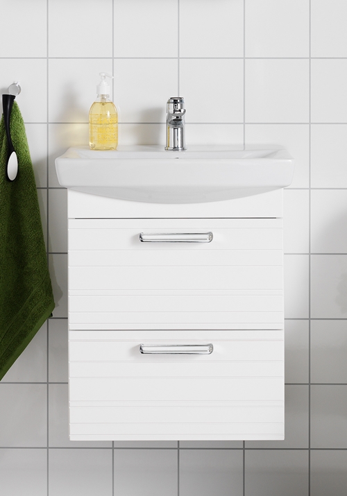 1751510 Life 600 M Шкаф Для Умывальника И Передние Линии ... Hafa  Белый 