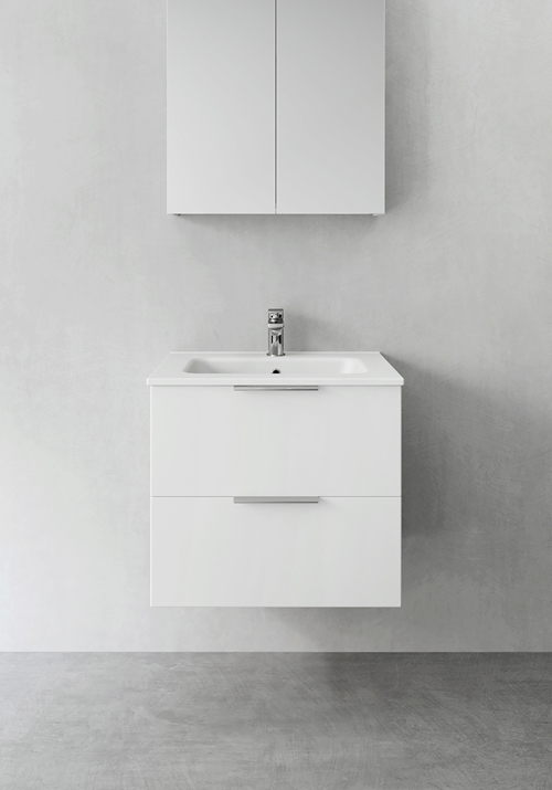 1390226 Шкаф Для Умывальника Компактная Форма Vitblank 600 Hafa  Белый 