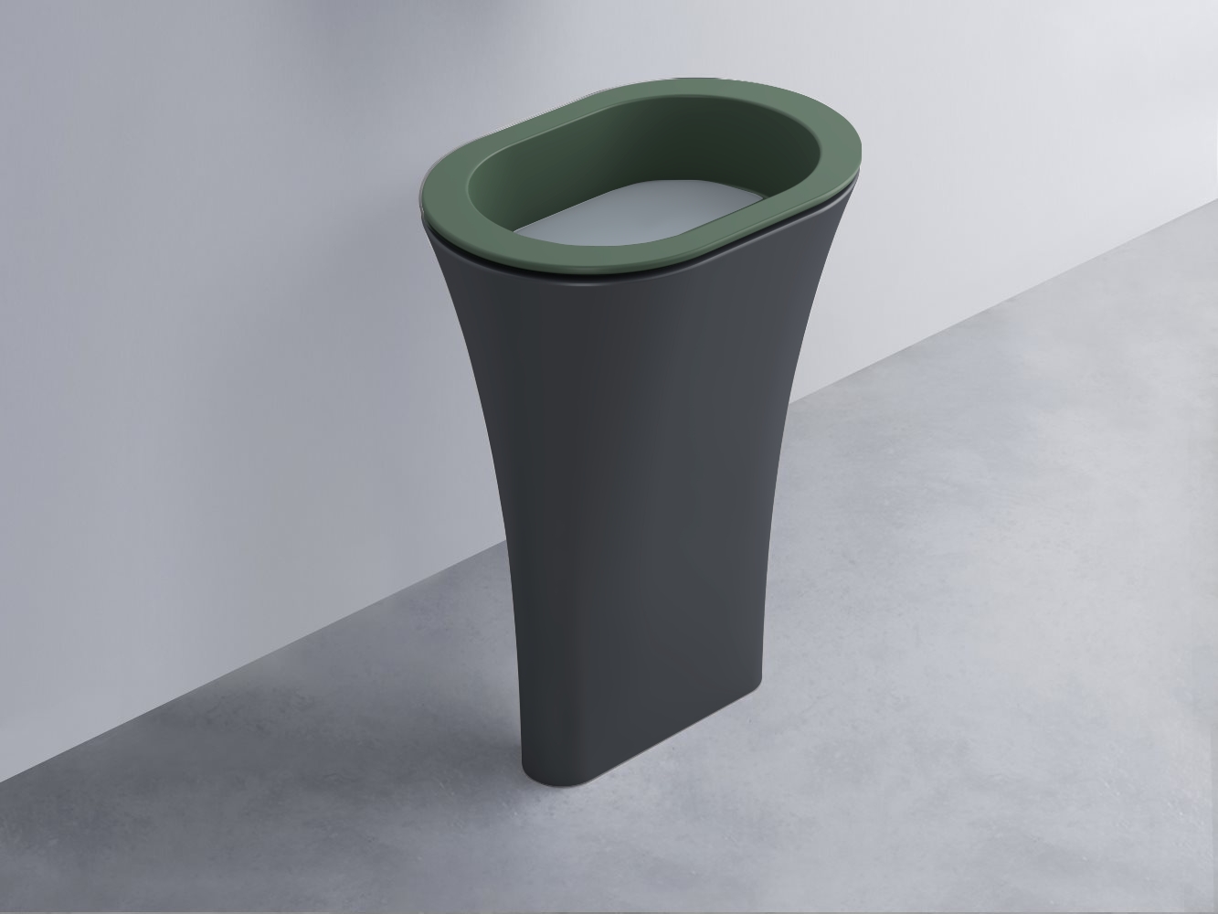 AMLA65-MU+AMPILO-BR+AMCOLO-BA Раковина Amedeo Ovale отдельностоящая cielo Enjoy + Amedeo Ceramica Cielo