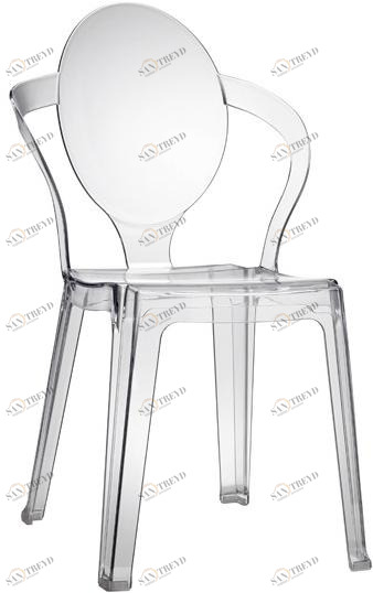 SCAB DESIGN Штабелируемый стул из поликарбоната с подлокотниками sun-id-1460047