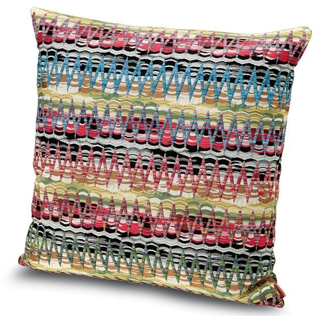 MissoniHome Подушка из жаккардовой ткани с эффектом пламени Modern iconic sun-id-1388888 - Вид №1