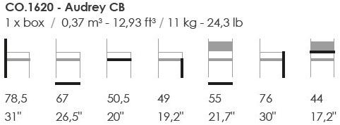 Fenabel Стул из ткани Audrey sun-id-1413138 - Вид №2