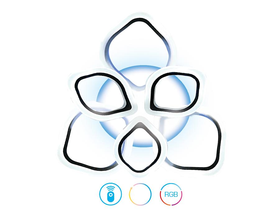 Потолочная светодиодная люстра Ambrella light Original FA516 AMBRELLA LIGHT ORIGINAL 336959 Белый - Вид №1