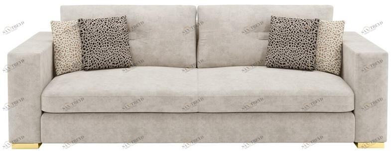 FRATO 3-х местный бархатный диван  Fup220005aav 