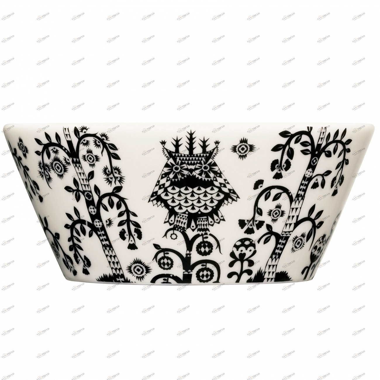 Чаша "Taika" черно-белая LE-VILLAGE СОВРЕМЕННЫЙ 081803 Белый 