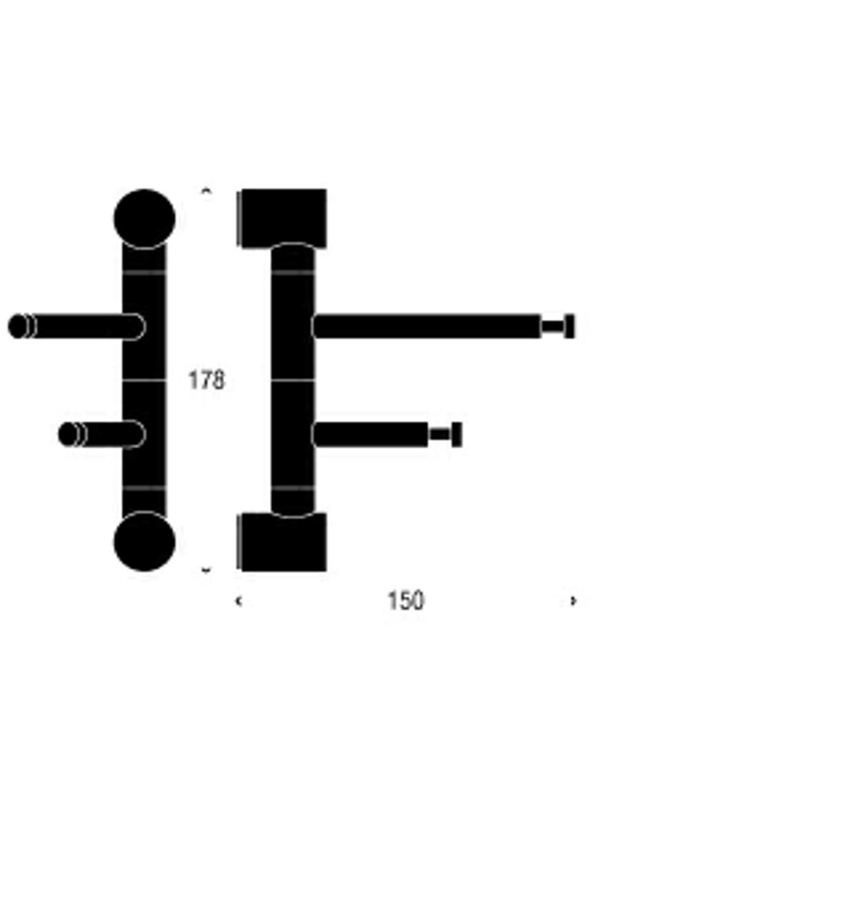 FROST Вешалка 2, 15см sun-id-1965853 - Вид №1