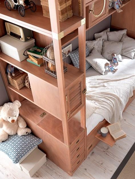 Caroti Модульная спальня с деревянным мостиком и выдвижной кроватью  Atmosfera teddy  - Вид №3