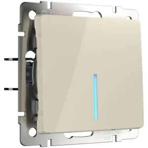Выключатель Werkel с подсветкой в стиле слоновая кость 85539939