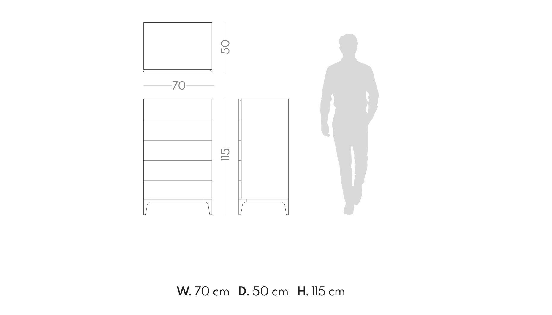 Деревянный комод PRADDY ARCH-00141866 - Вид №1