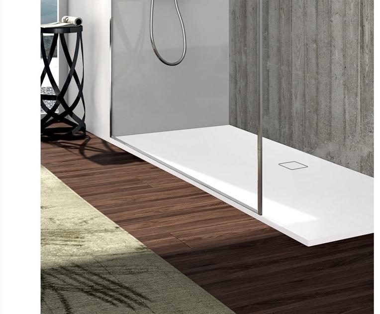 Blu Bathworks® Прямоугольный душевой поддон синего цвета ∙ stone ™  Sb9180.01  - Вид №3