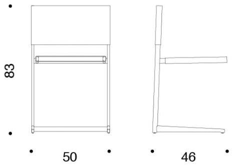 Danese Milano Стул из металла с порошковым покрытием и хлопка sun-id-1425867 - Вид №6