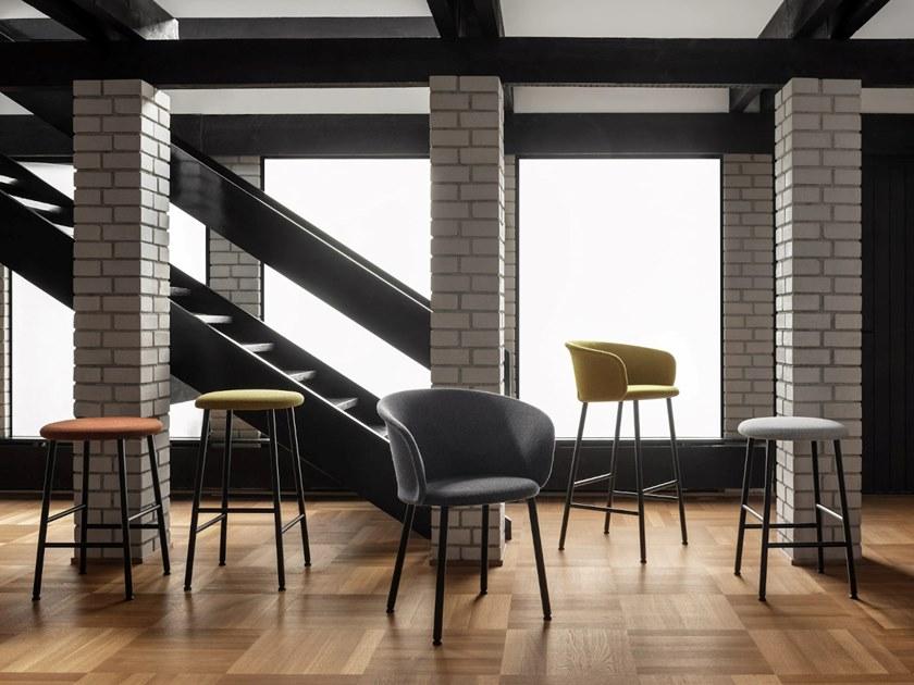 Hem Барный стул с обивкой из стали с порошковым покрытием Kendo sun-id-1428792 - Вид №5