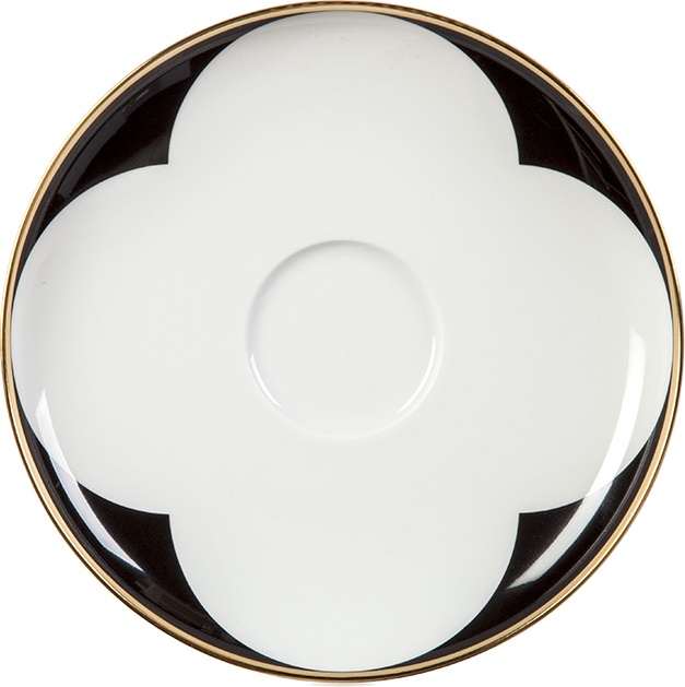 10582778 Sieger by Furstenberg Чашка кофейная закругл. с блюдцем Sieger by Furstenberg "Мой фарфор! Золотой дворец" 250мл Фарфор, Керамика 