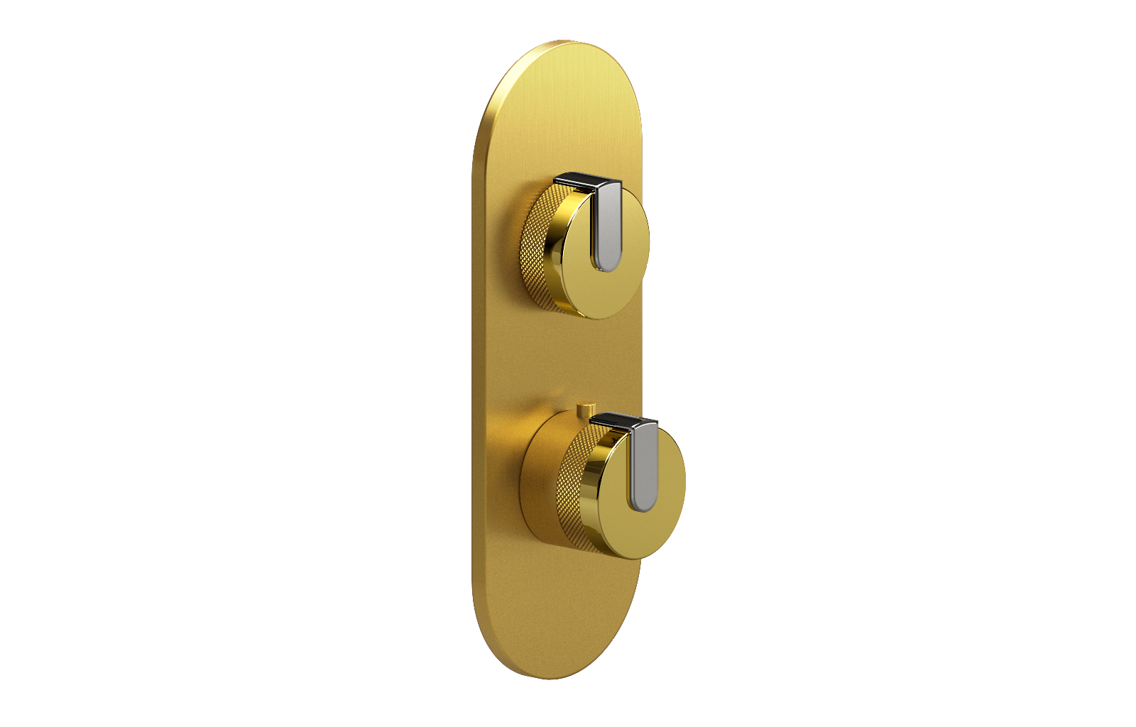 E-8026-R1PBE0-L1PC-BAU-T Планка M-Series с 2 ручками - Внешняя часть GRAFF MOD+