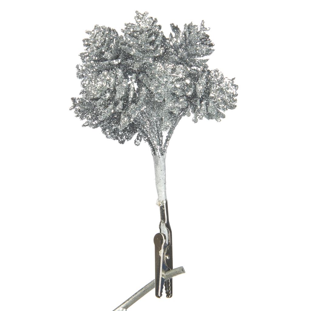 FL 18118 Пучок шишек на клипсе 14 см GOODWILL Santreyd 