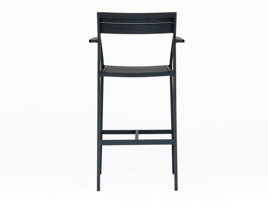 Высокий алюминиевый стул с порошковым покрытием со спинкой Case Eos ARCH-00077614 - Вид №4