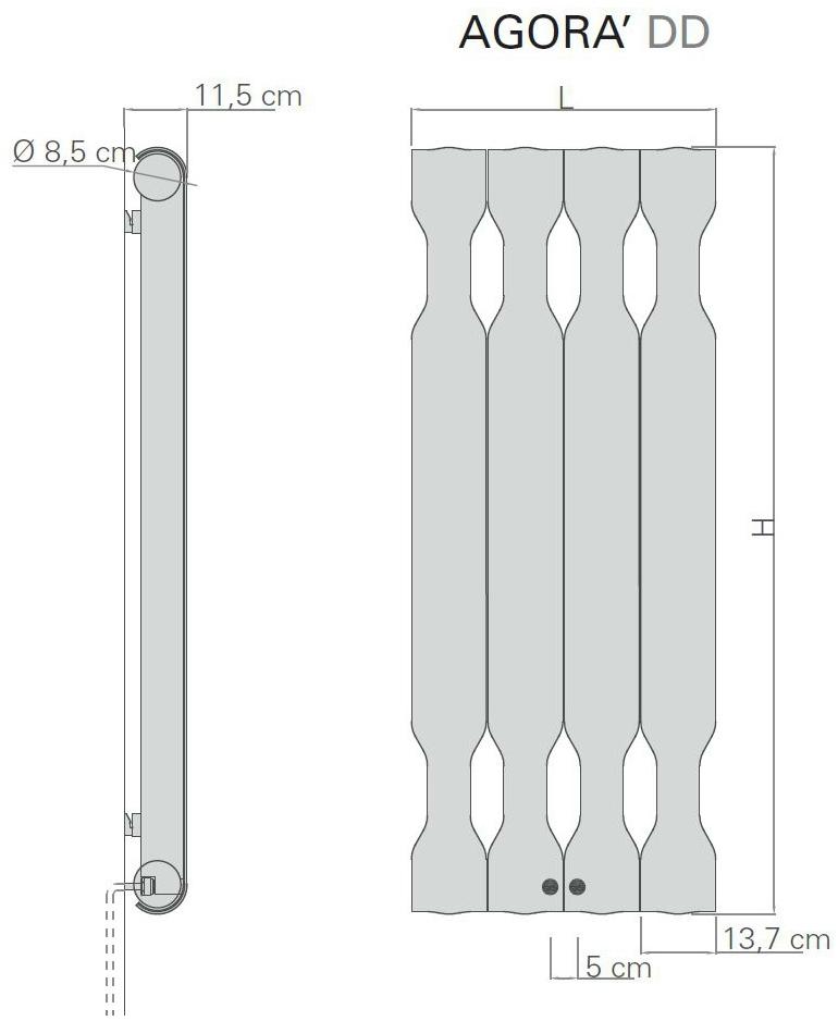 Tubes Radiatori Настенный радиатор Elements Dd - Вид №6