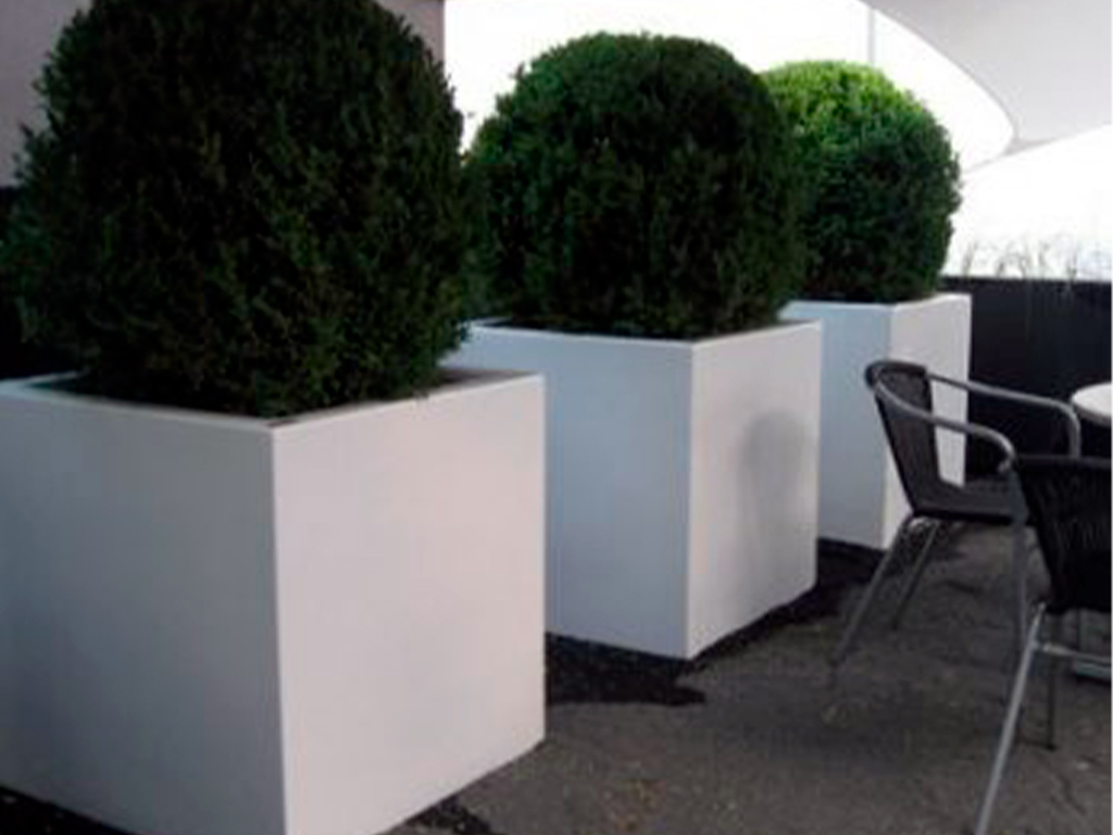 Кашпо коллекции "Ардена" АD-01-44 50/50/50 ГеоПластБорд GPBST-80 - Вид №2