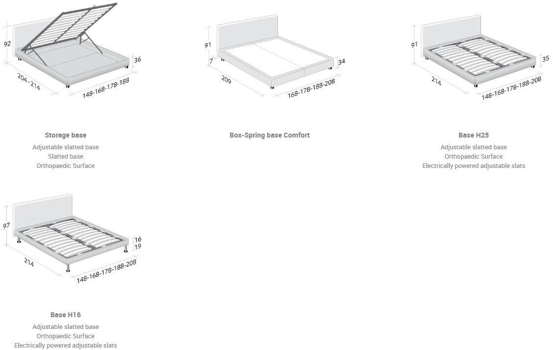 Flou Кровать двуспальная на колесиках Notturno sun-id-1425250 - Вид №4