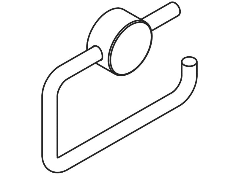 815.21.10140 держатель для туалетной бумаги HEWI WC-Accessoires  - Вид №2