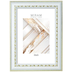 Рамка Мирам 15×21 см белая для фото и картин 89422796