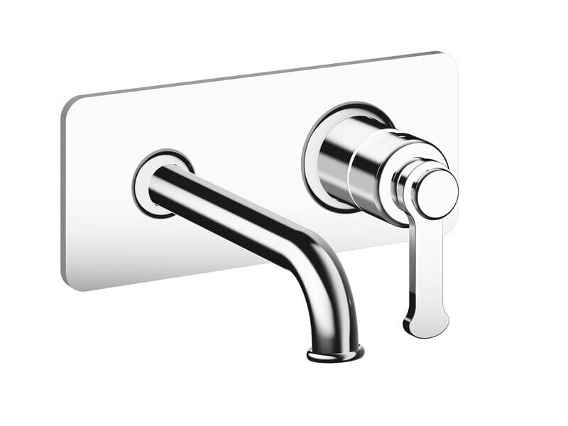 Однорычажный настенный смеситель для раковины со сливом CRISTINA Rubinetterie Маяк ARCH-00026933