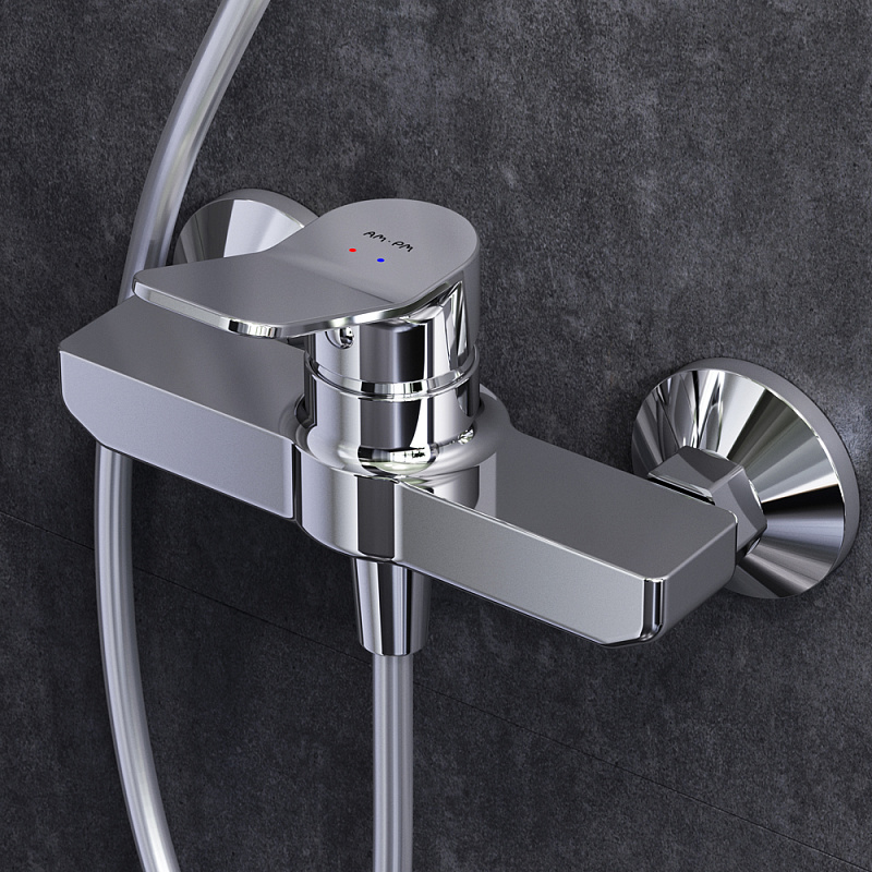 F40885A24 набор: душевая система смеситель д/душа хром шт. AM.PM X-Joy  - Вид №2