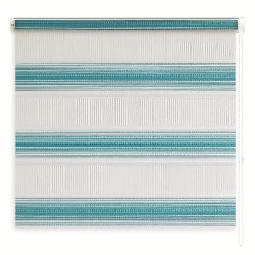 Штора рулонная день-ночь Palermo 200x250 см бирюзовая 89071368 STLM-2106604 MIAMOZA Д/н Palermo