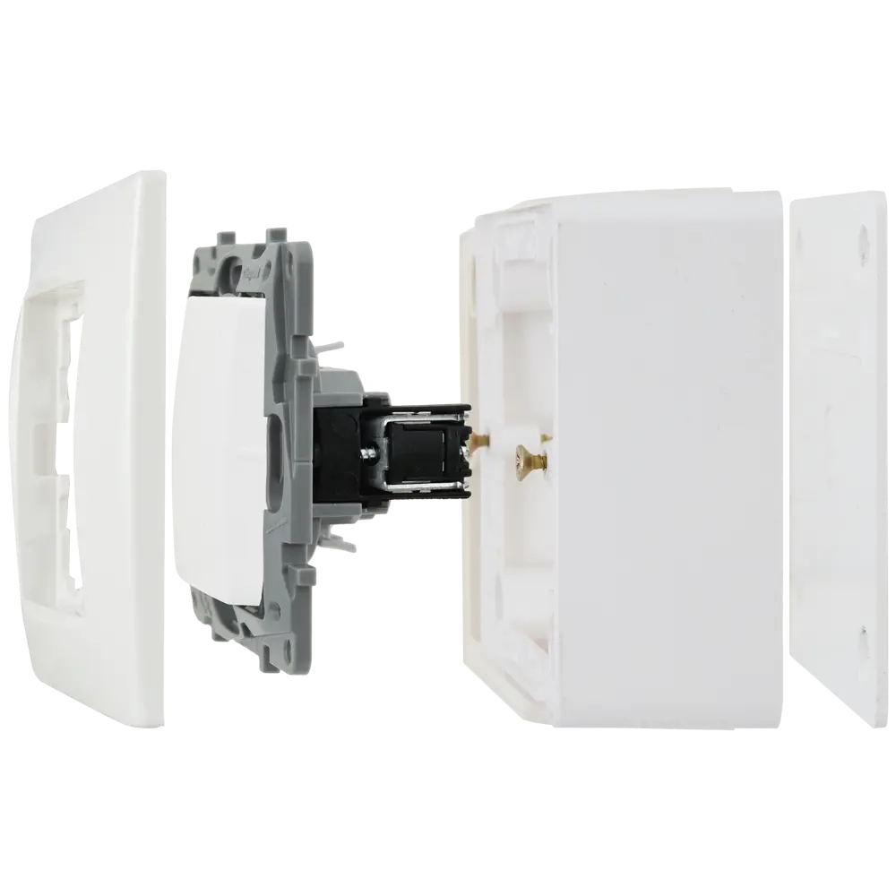 Коробка распределительная Cariva для наклонного монтажа, 36 мм, цвет белый legrand STLM-2073146 - Вид №4