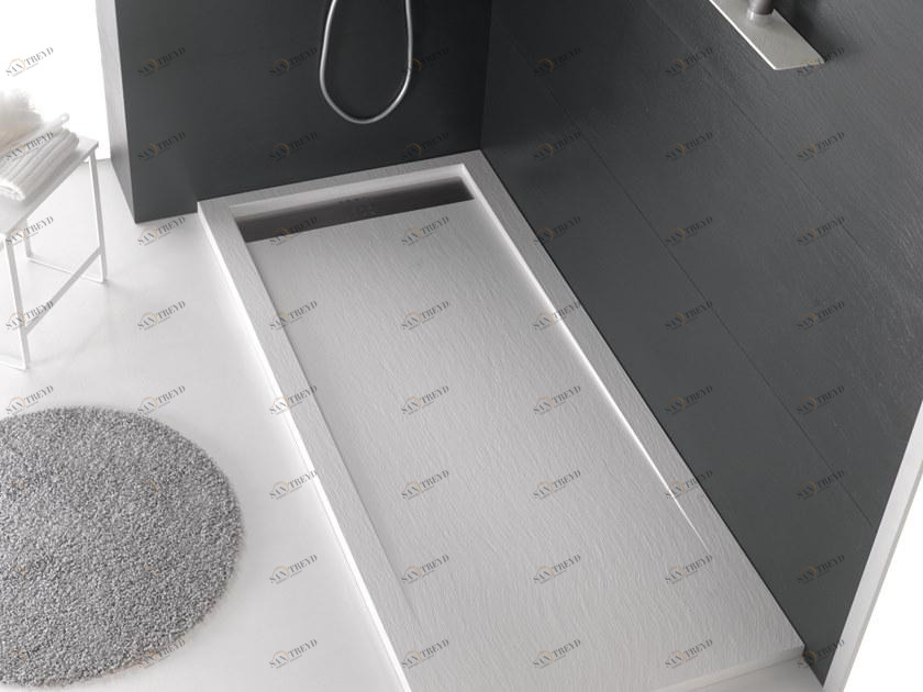 Acquabella Прямоугольный нескользящий душевой поддон в Akron © sun-id-1478139