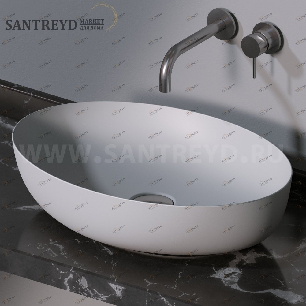 L616117 Накладная раковина на столешницу  овальная A. e T. Italia ELITE AeT ITALIA