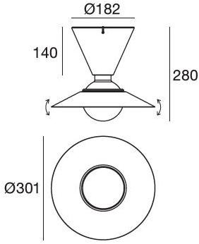 Stilnovo Светодиодный подвесной светильник из epdm и алюминия Fante sun-id-1370176 - Вид №1