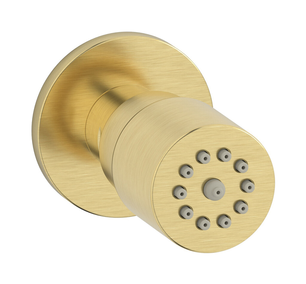 Боковая форсунка круглая WE ARE IB sh109os_6 Brushed Pale Gold RICAMBI