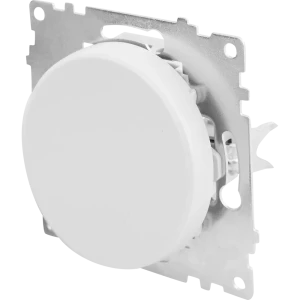 Выключатель встраиваемый Onekeyelectro 1 клавиша с самовозвратом цвет белый