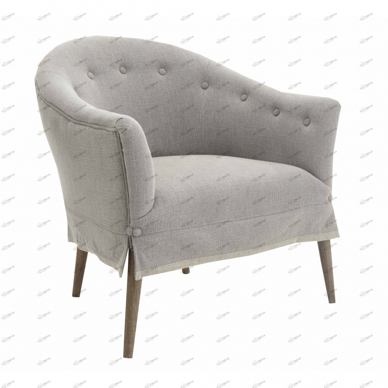 Кресло Alaina серое PUSHA ALAINA 062331 Серый 