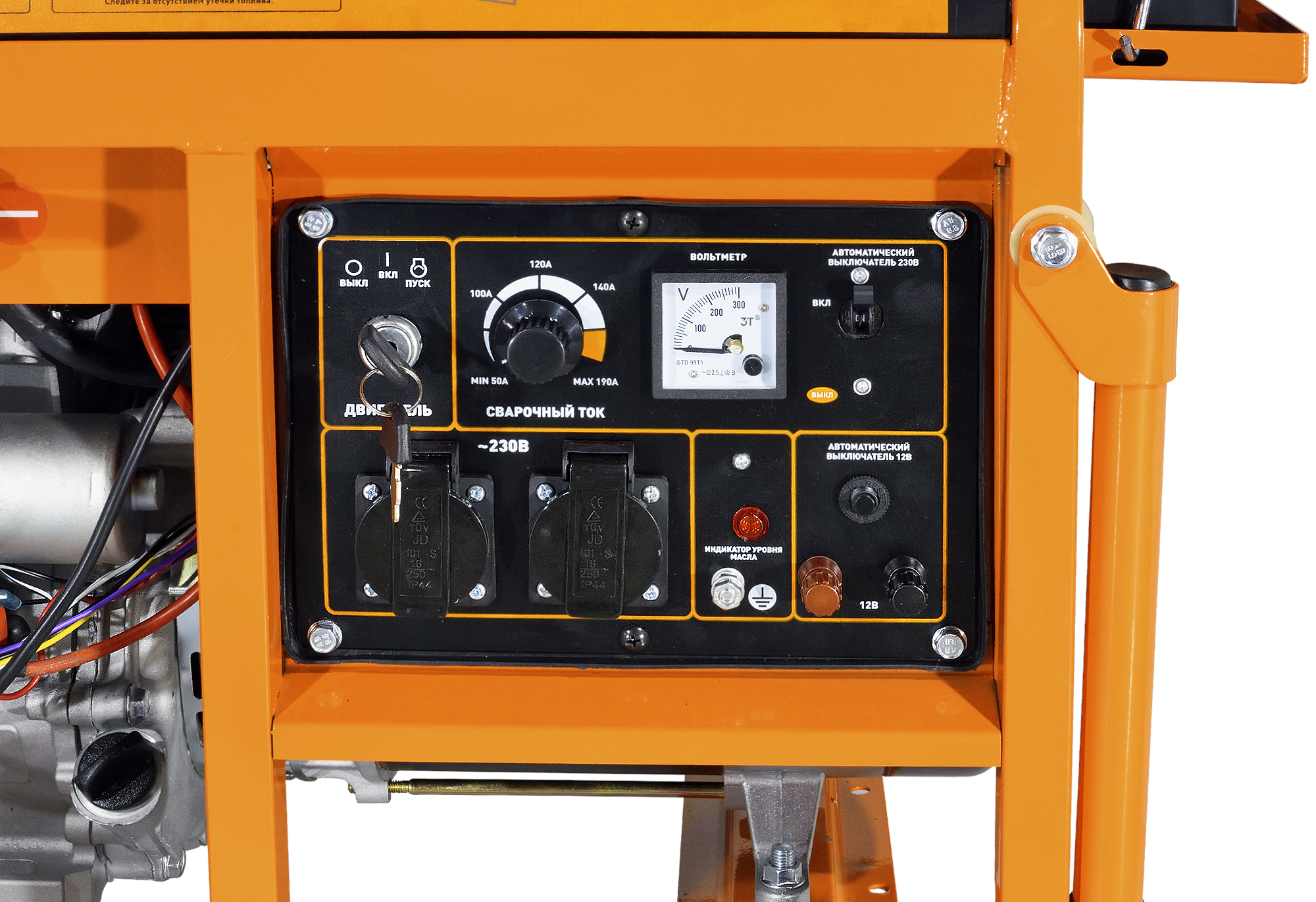 Электрогенератор   бензиновый Carver PPG-6500E WELDER 9100267 STDN-0038870 - Вид №4