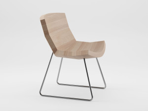 Стул из массива дерева